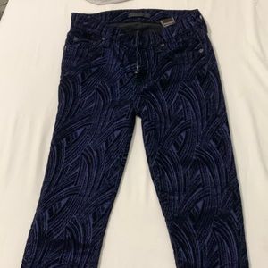 7 for all Mankind velvet textured pants